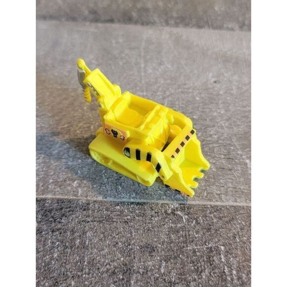 Mini Spin Master 2015 bulldozer Paw Patrol Disney yellow construction toy figure - Picture 4 of 5